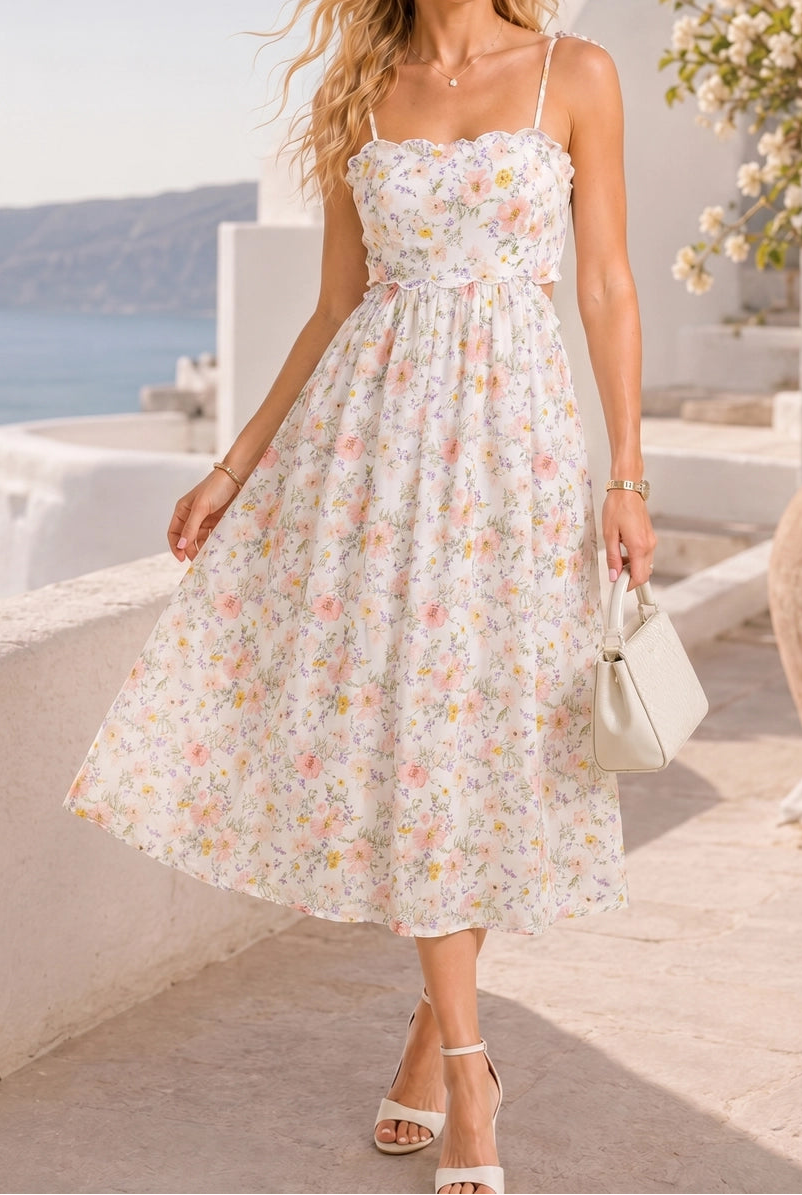 Willow Garden Midi Dress