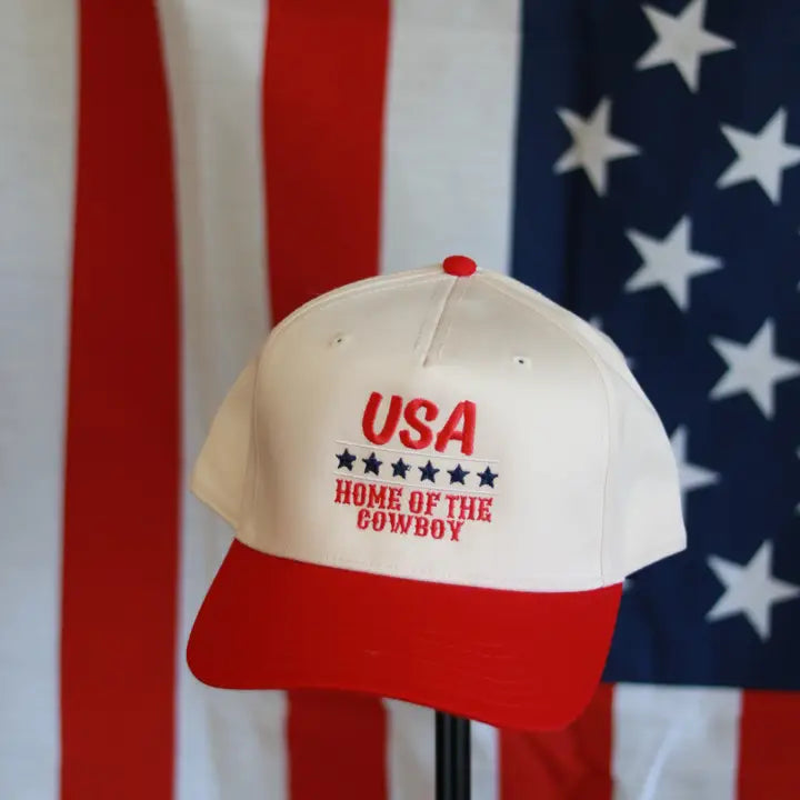 USA Home Of The Cowboy Hat
