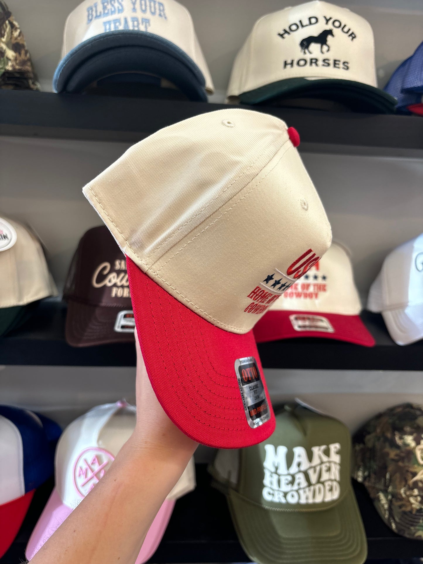 USA Home Of The Cowboy Hat