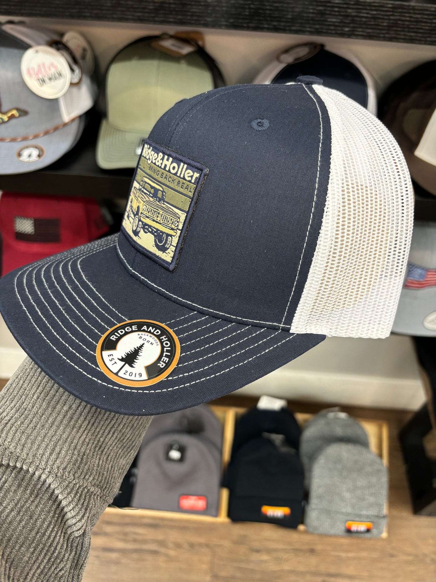 Men's Hat - Navy Truck