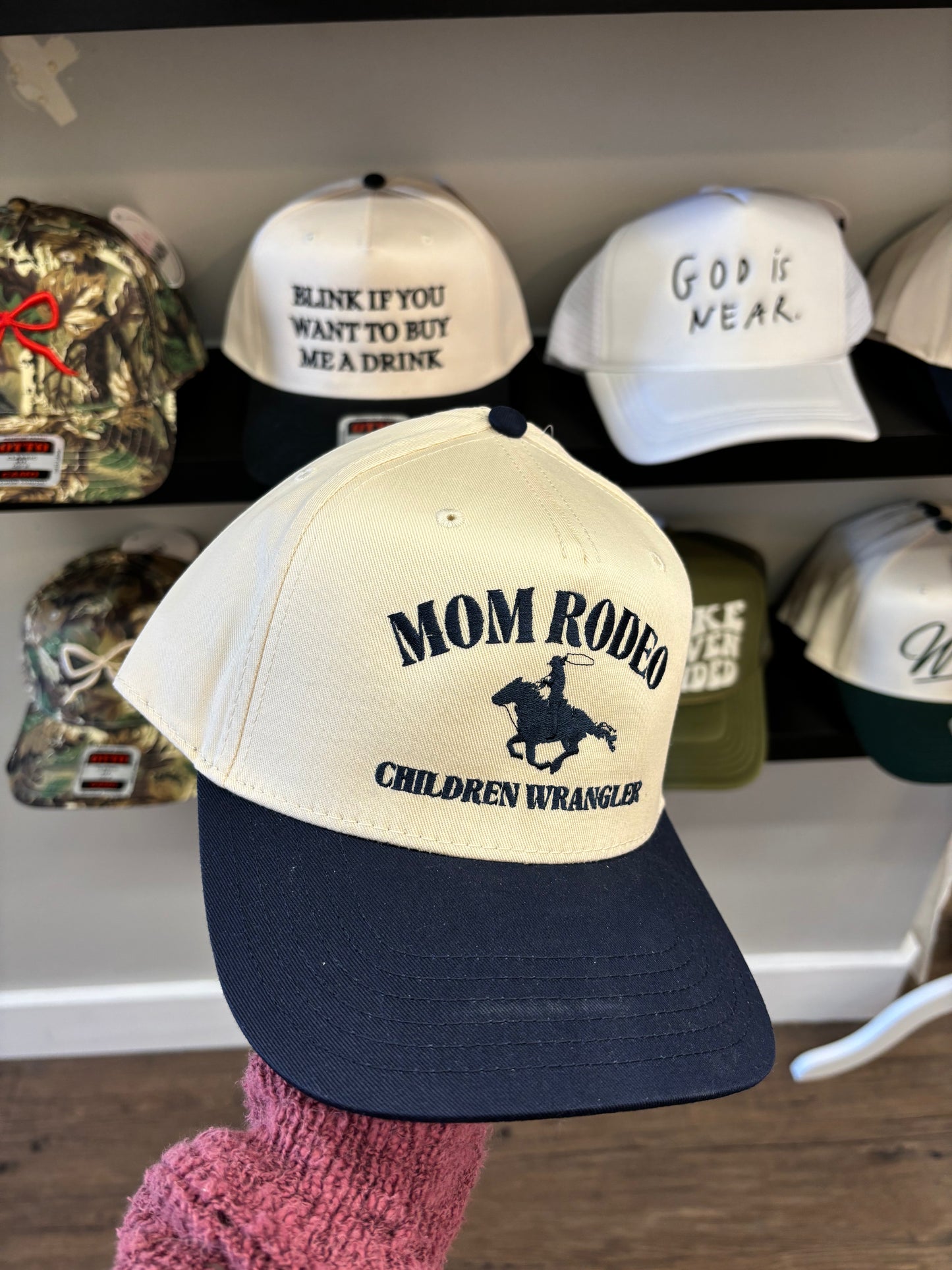 Mom Rodeo Hat - Navy