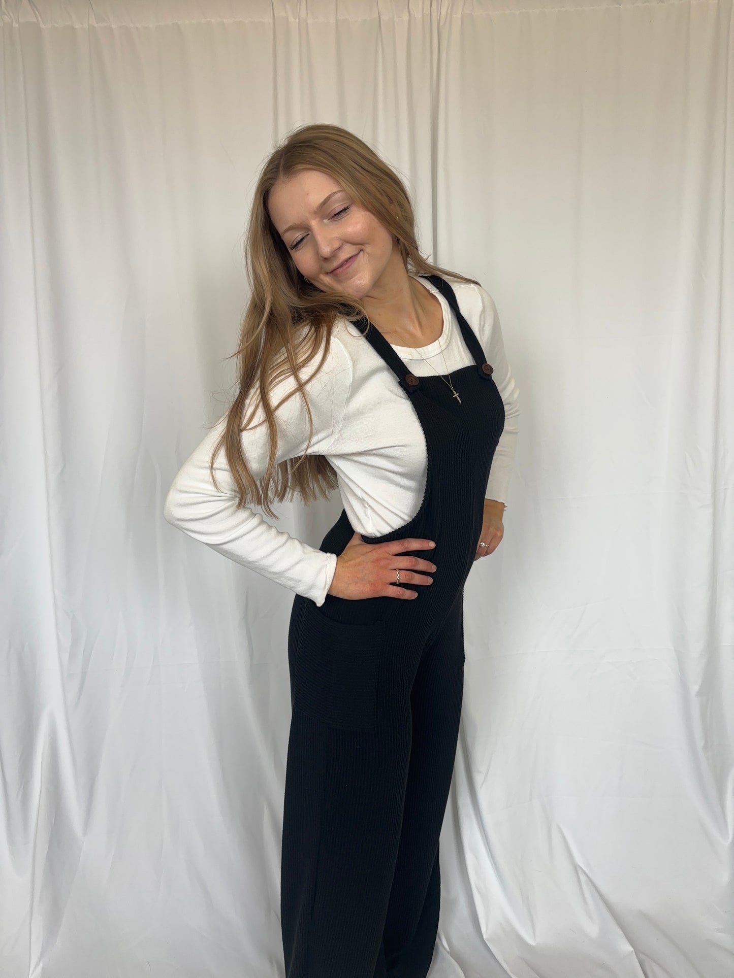 Black Wide Leg Jumpsuit