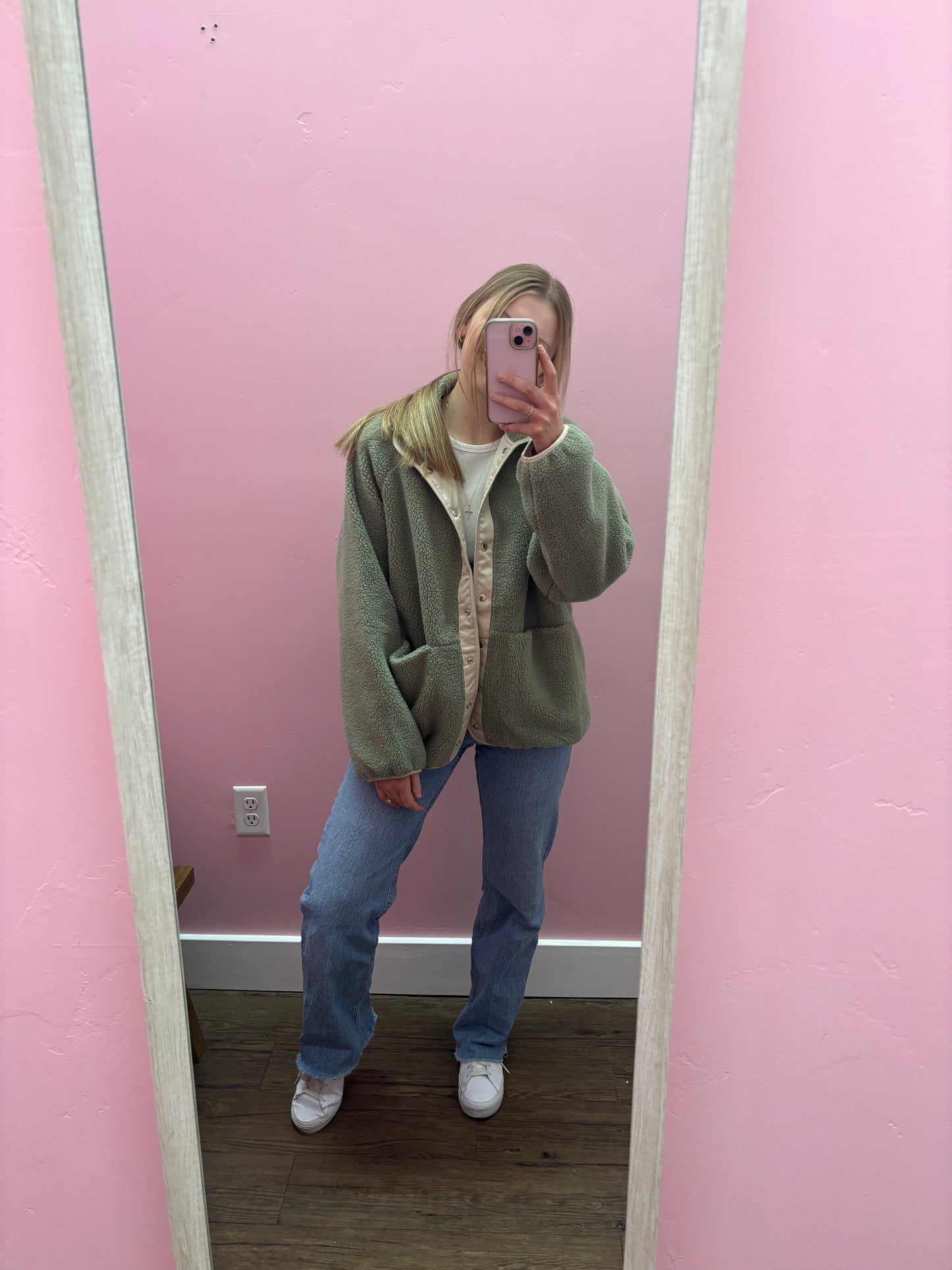 Reversible Two Toned Sherpa Jacket