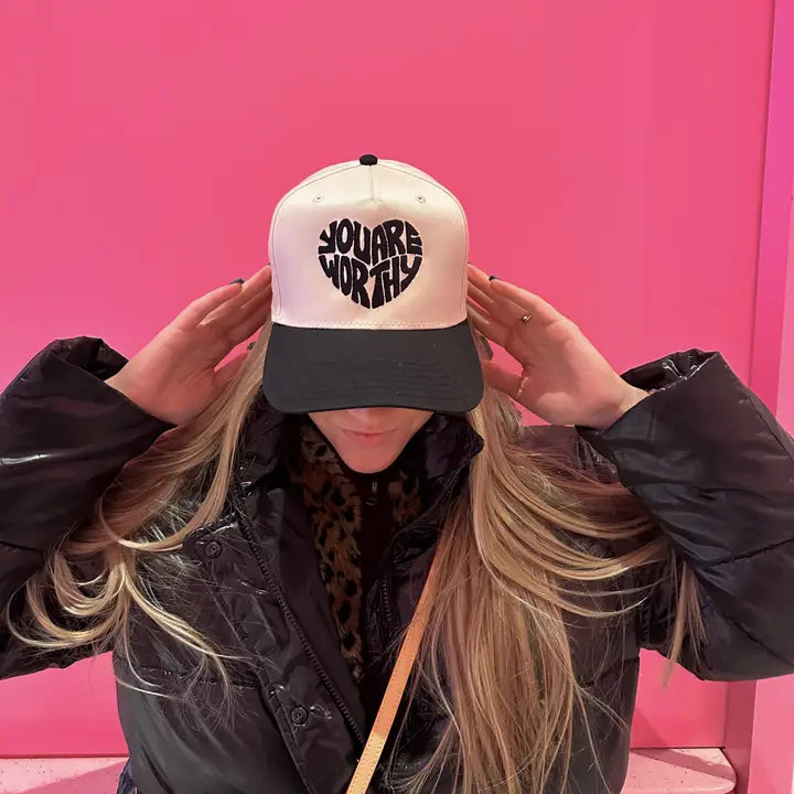 You Are Worthy Heart Hat