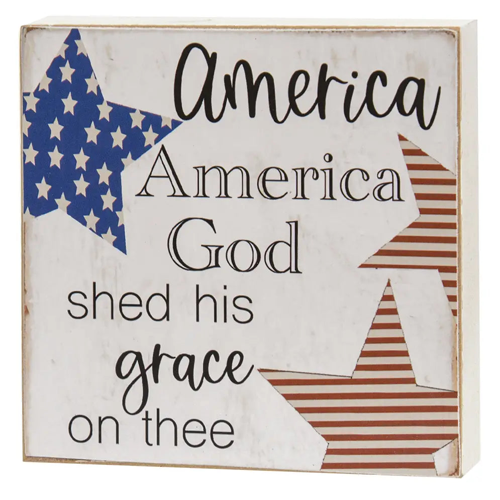 Fourth of July Square Block