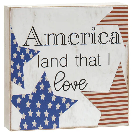 Fourth of July Square Block