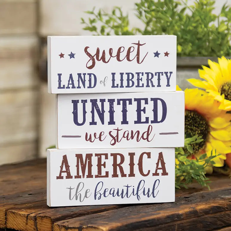 Fourth of July Liberty Blocks
