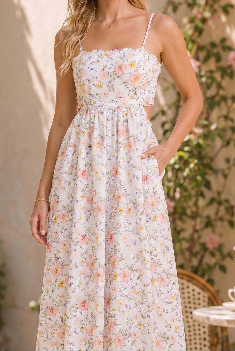 Willow Garden Midi Dress