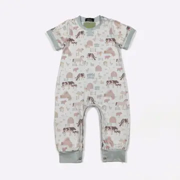 Barnyard Blue Romper
