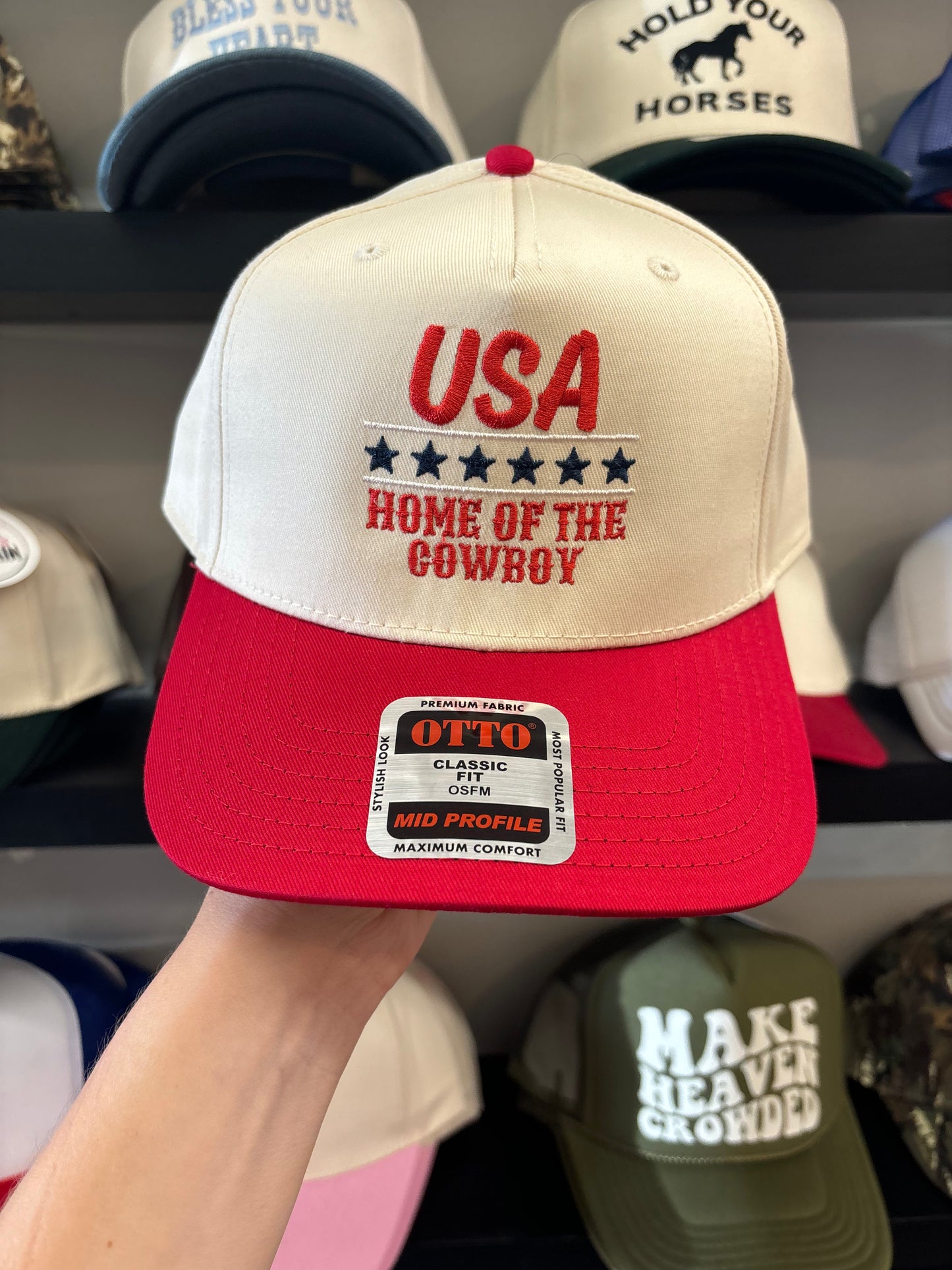 USA Home Of The Cowboy Hat
