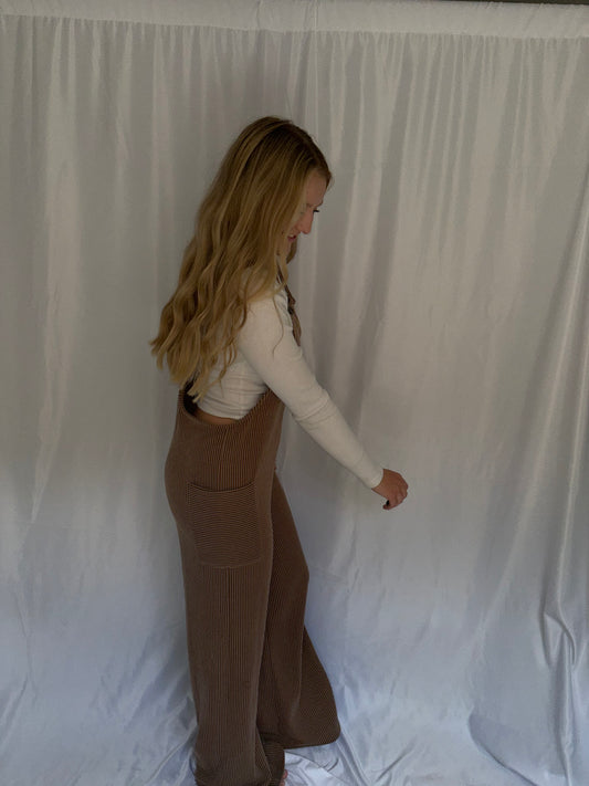 Mocha Wide Leg Jumpsuit