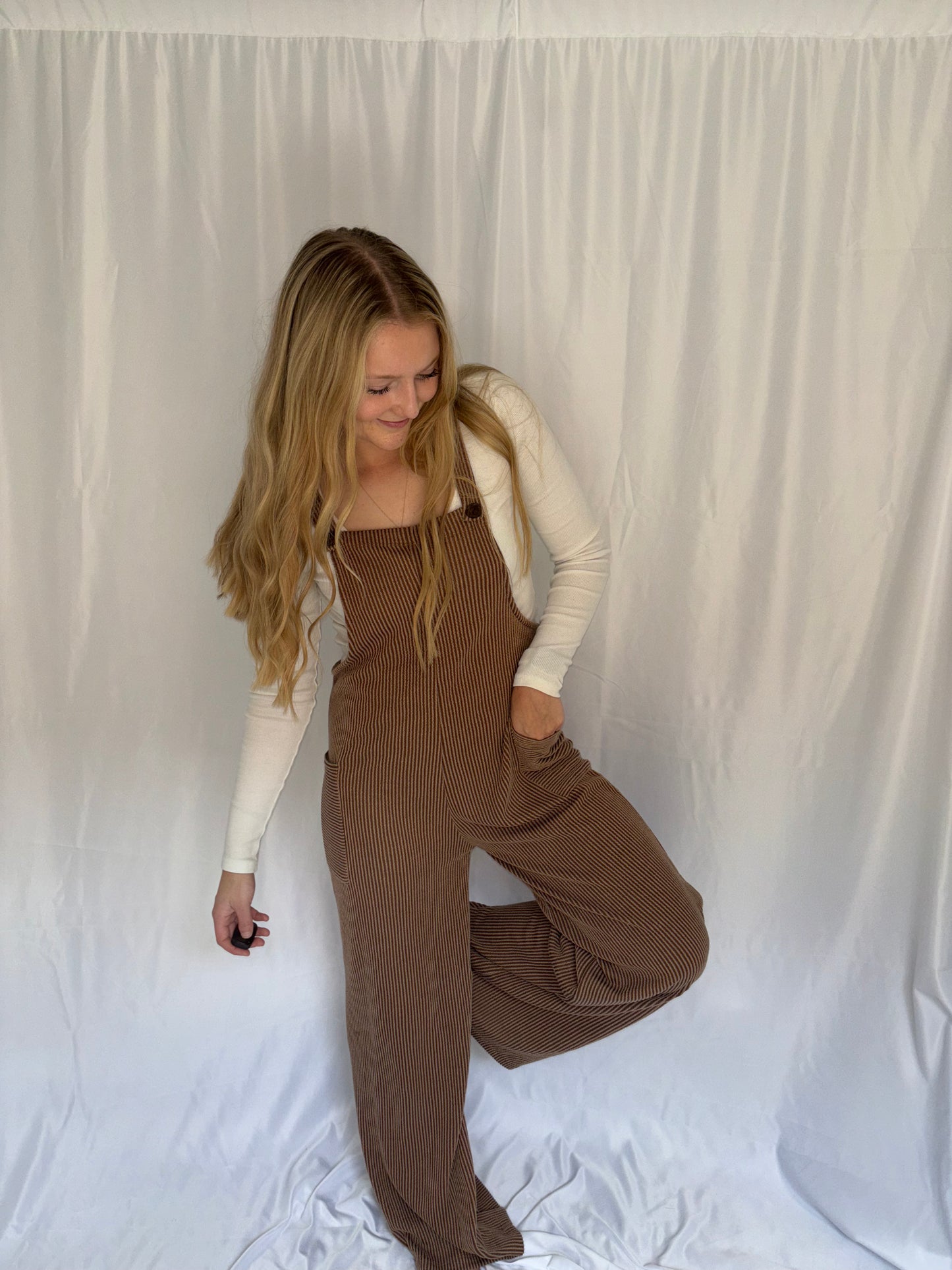 Mocha Wide Leg Jumpsuit