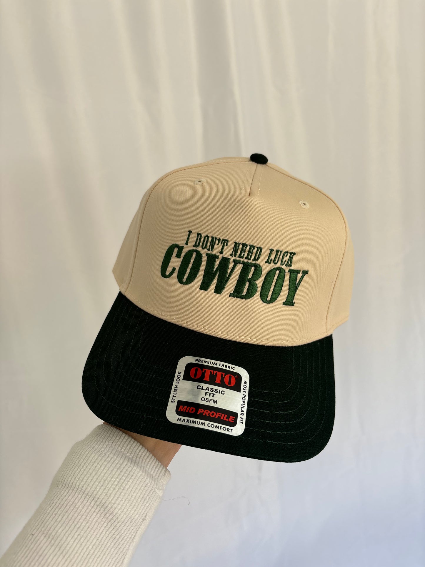 I Don't Need Luck Cowboy Hat