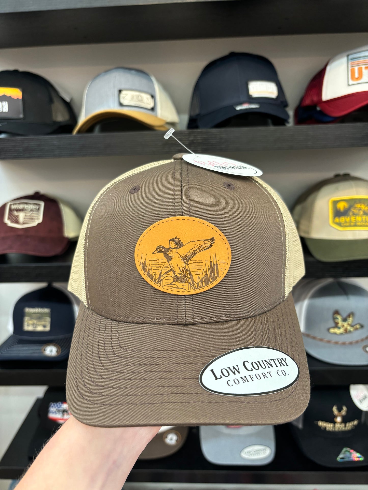 Men's Hat - Brown Duck Landing