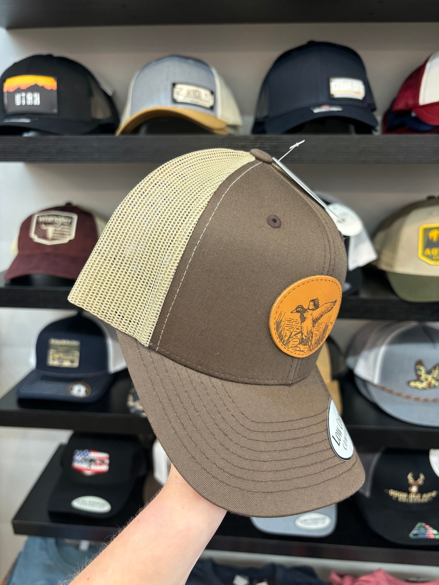 Men's Hat - Brown Duck Landing