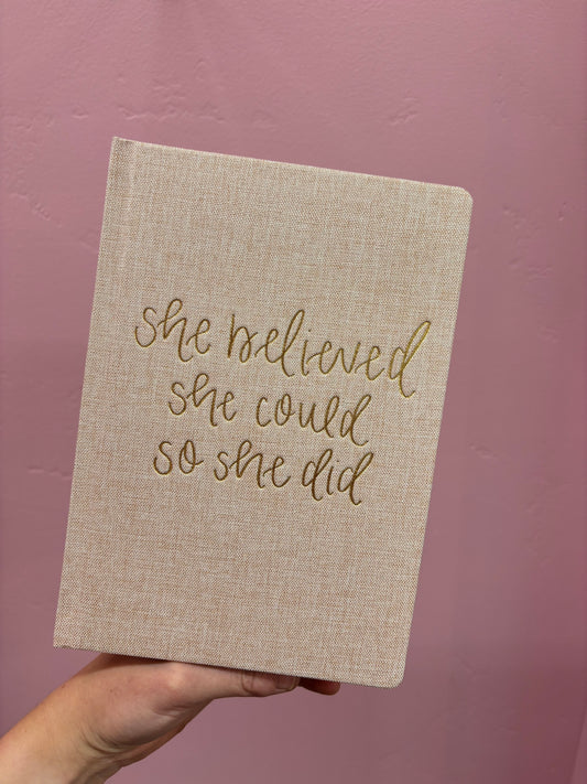 She Believed She Could Journal