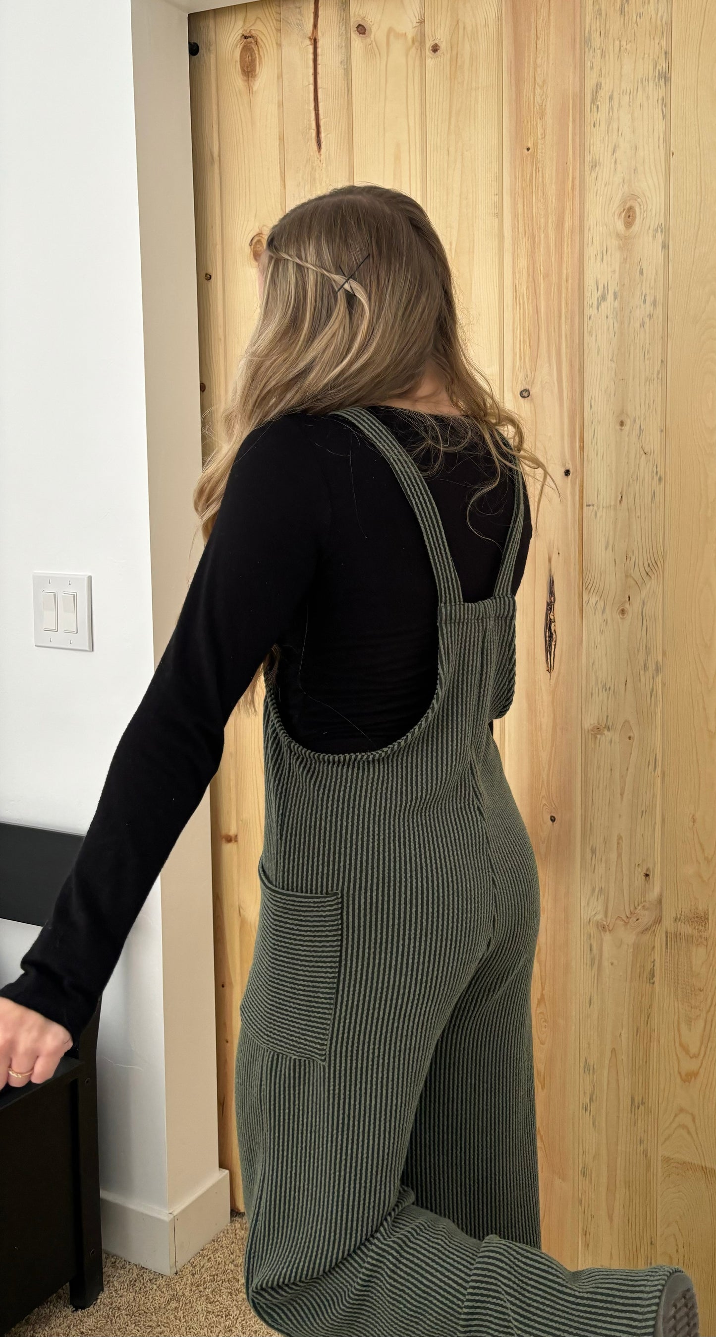 Olive Wide Leg Jumpsuit