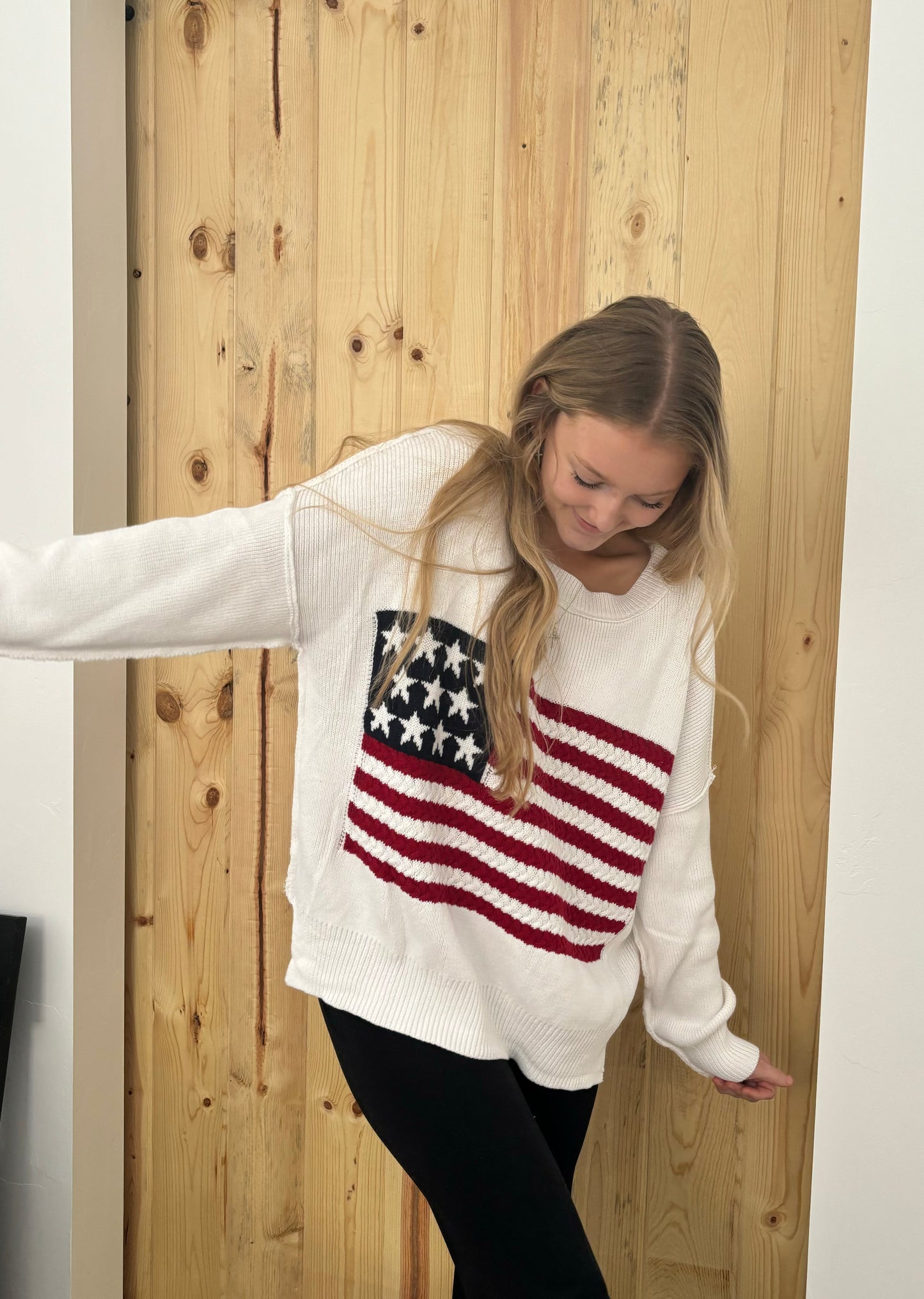 Red White & Blue Sweater