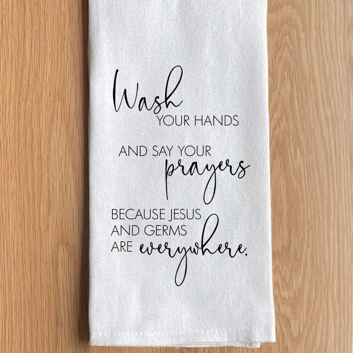 Kitchen Towel - Jesus and Germs