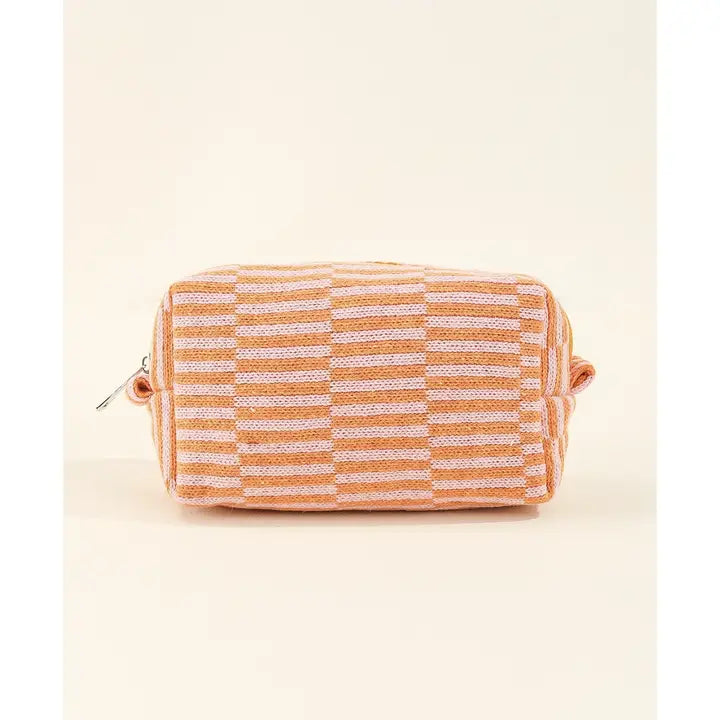 Striped Accessory Bag