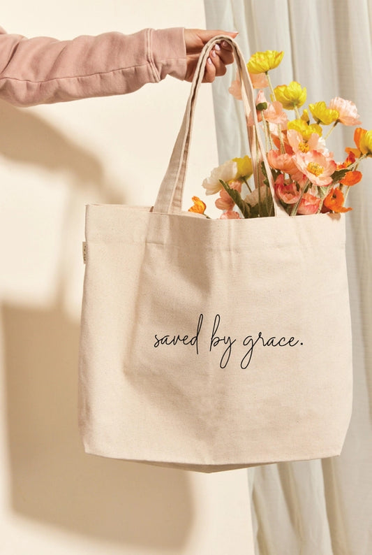 Tote Bag - Saved By Grace