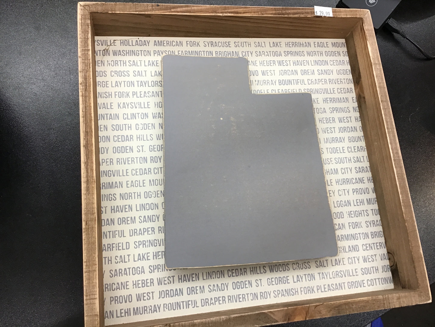 Reverse Box Sign - Utah