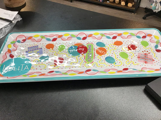 Birthday Bash melamine Rectangular Platter